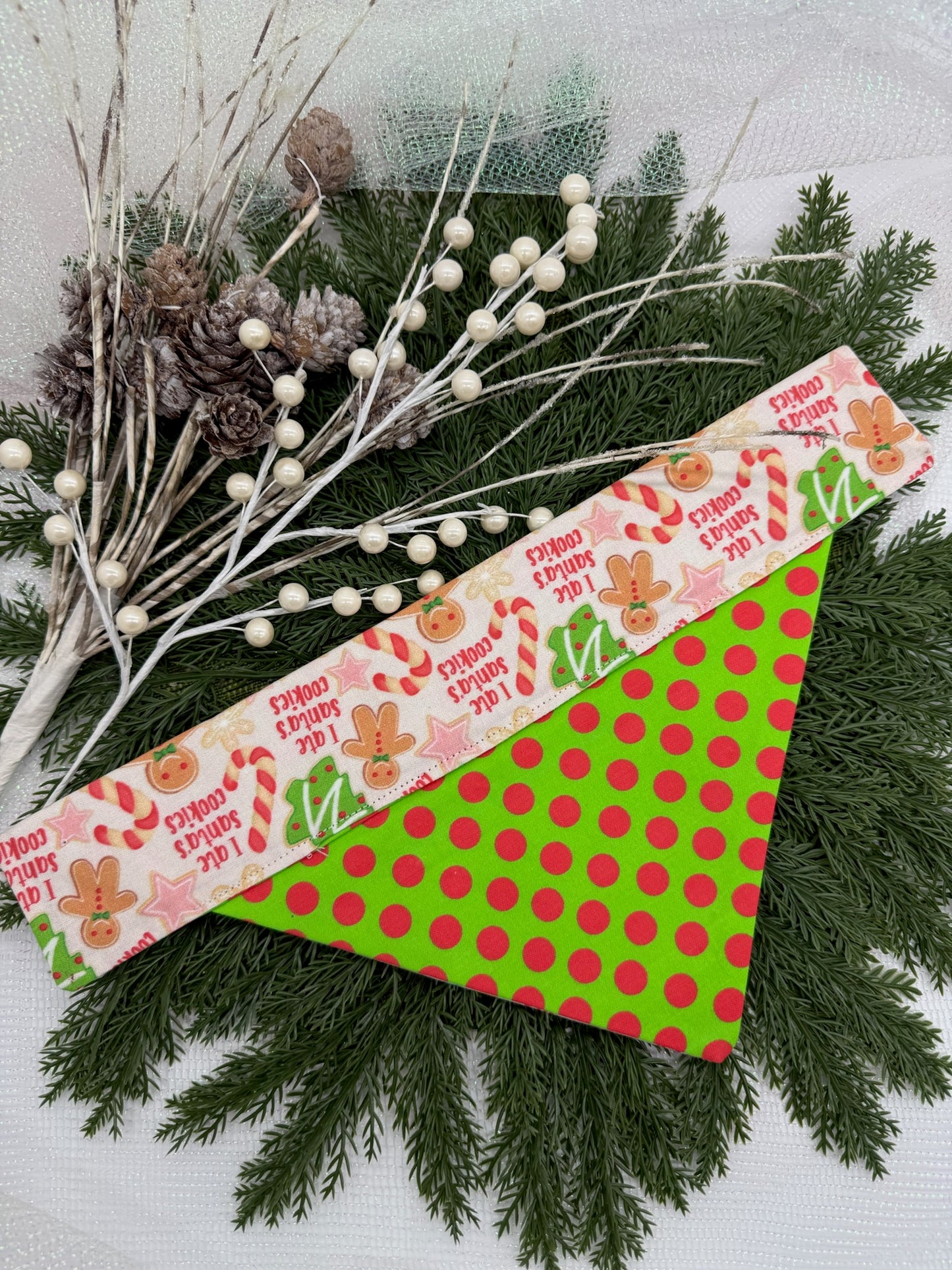 Santa’s Cookie Bandit Slide-on Bandana