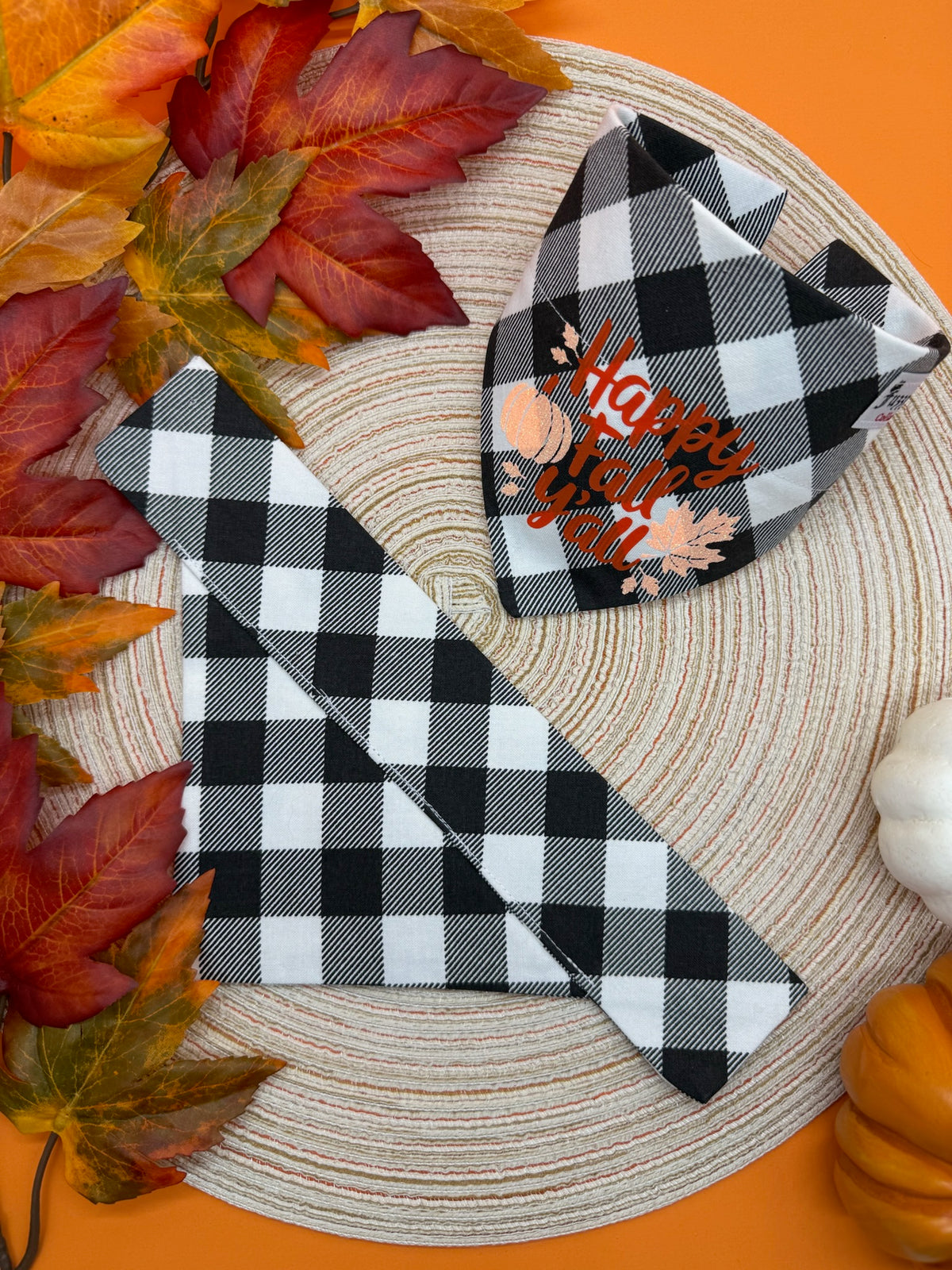 Happy Fall, Y’all Slide-on Bandana