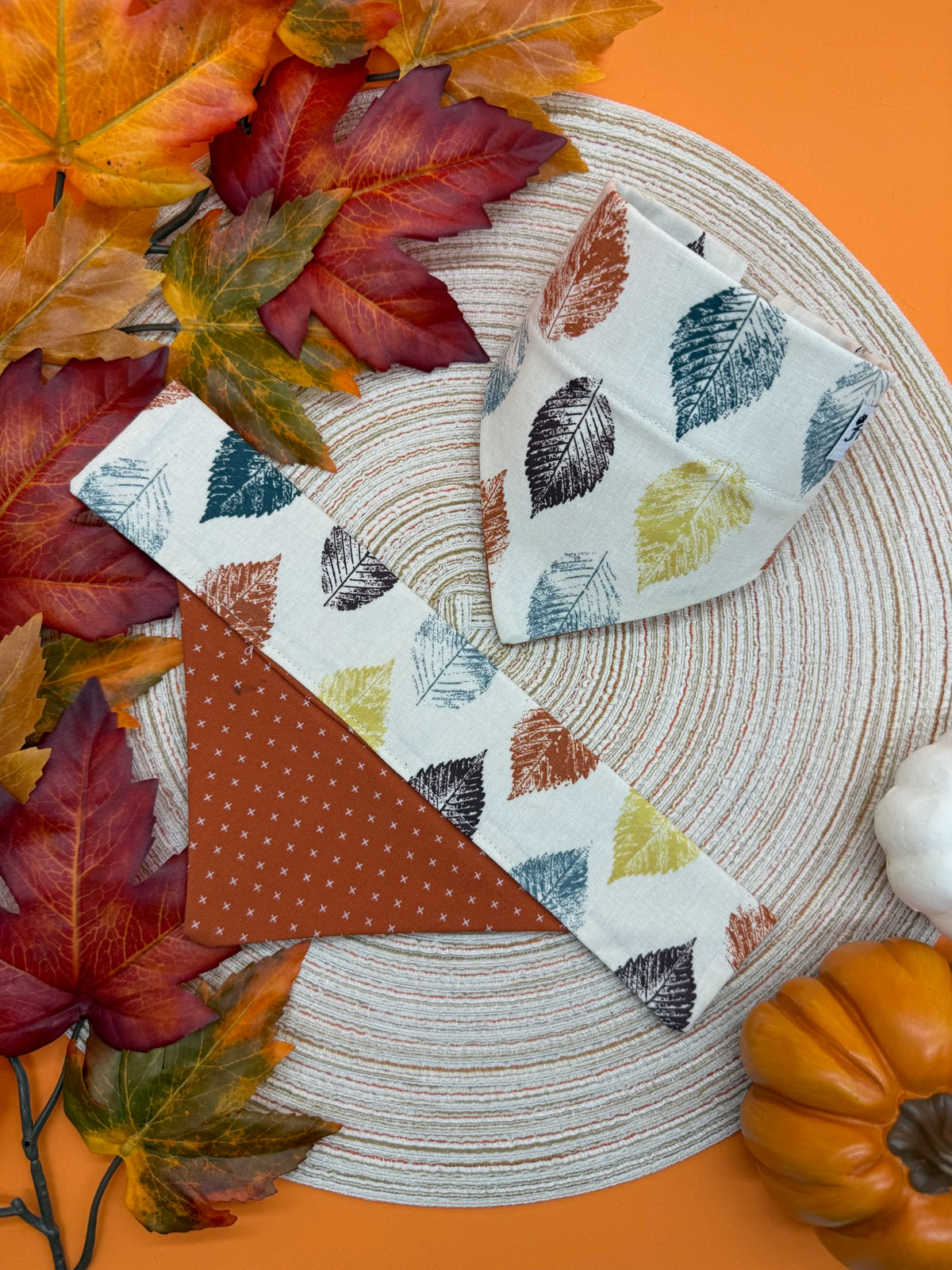Falling Leaves Slide-on Bandana