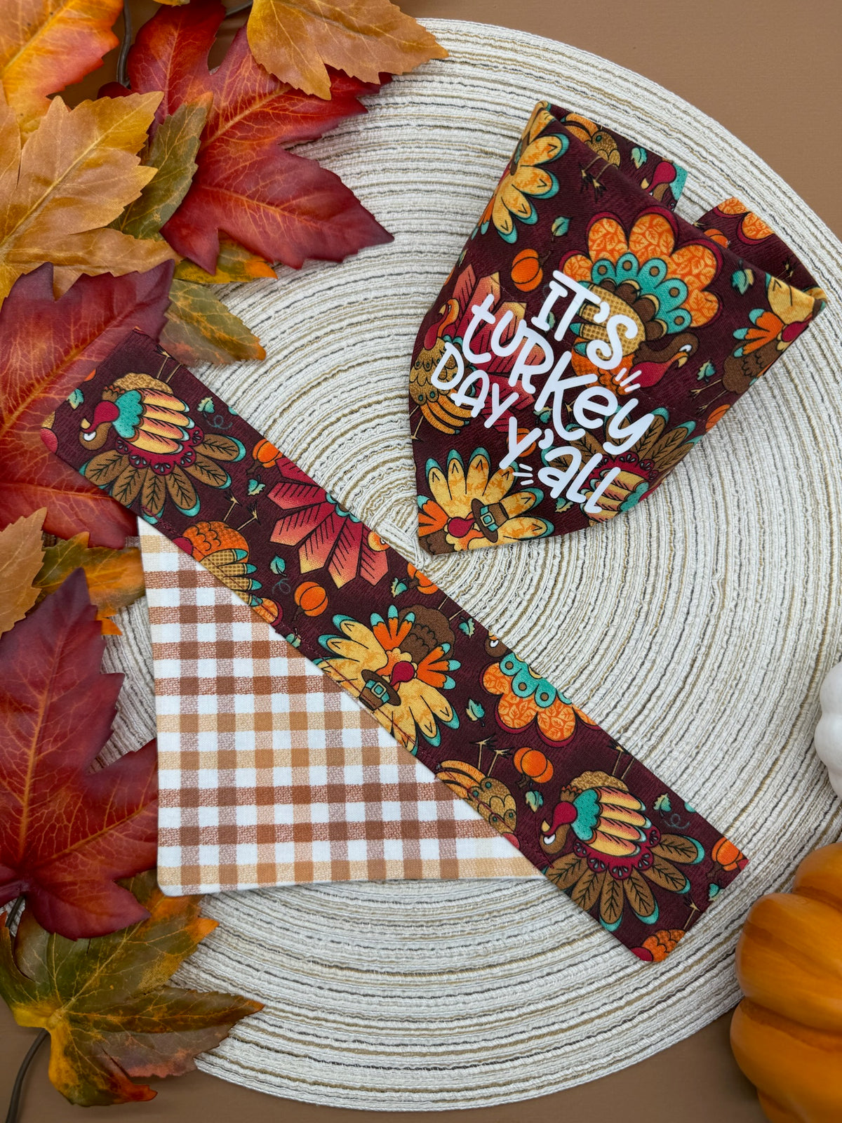 It’s Turkey Day, Y’all Slide-on Bandana