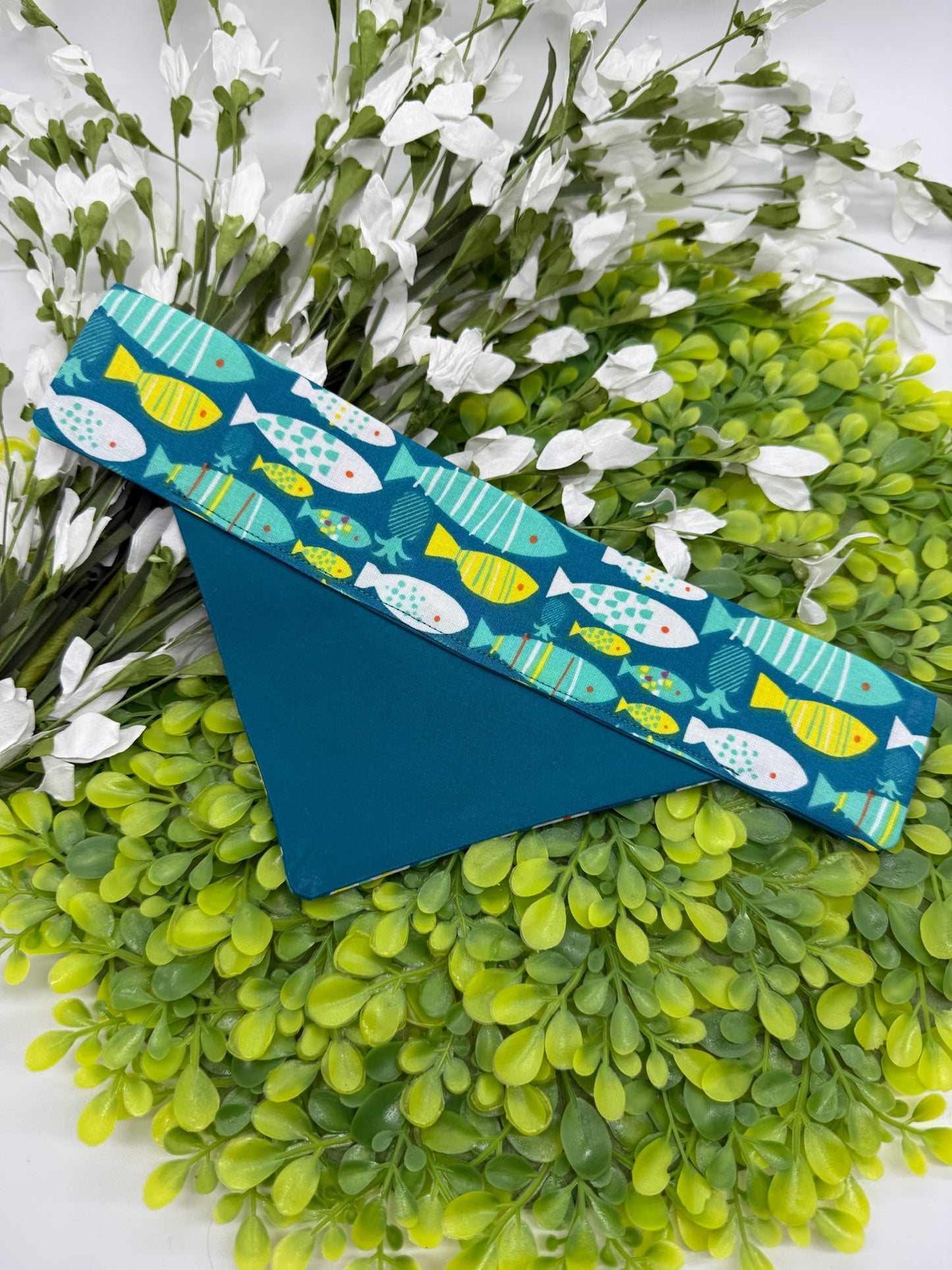 Tropical Fishies Slide-on Bandana