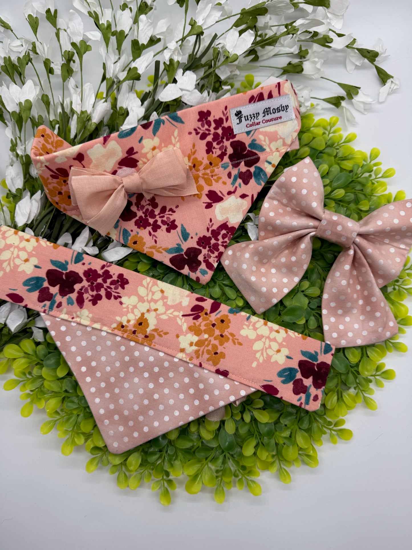 Spring Blossoms Slide-on Bow