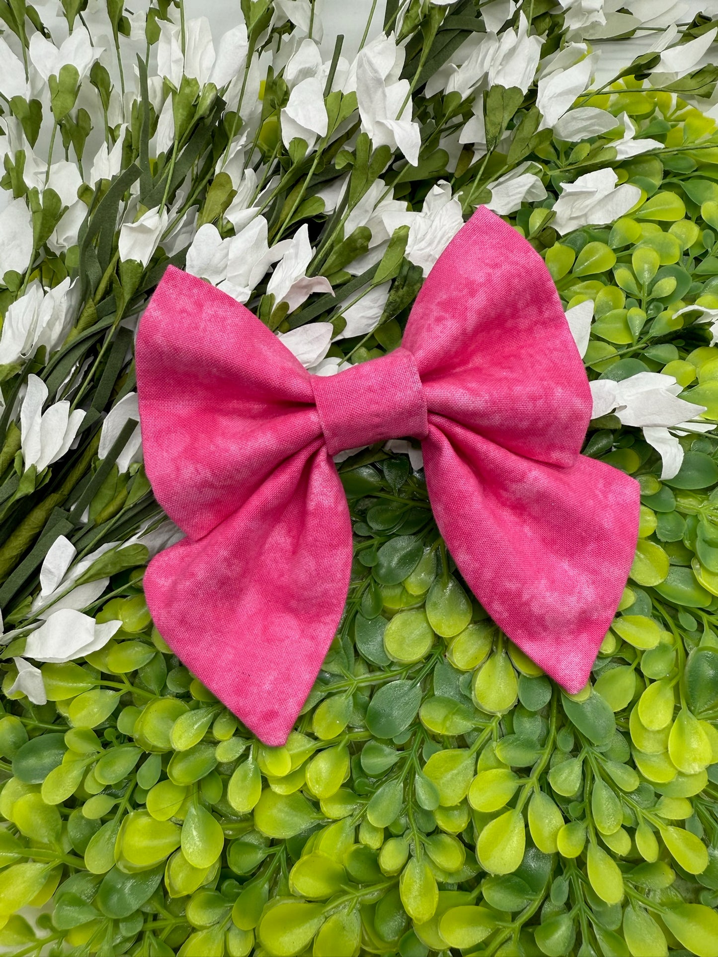 Pink Swirl Slide-on Bow