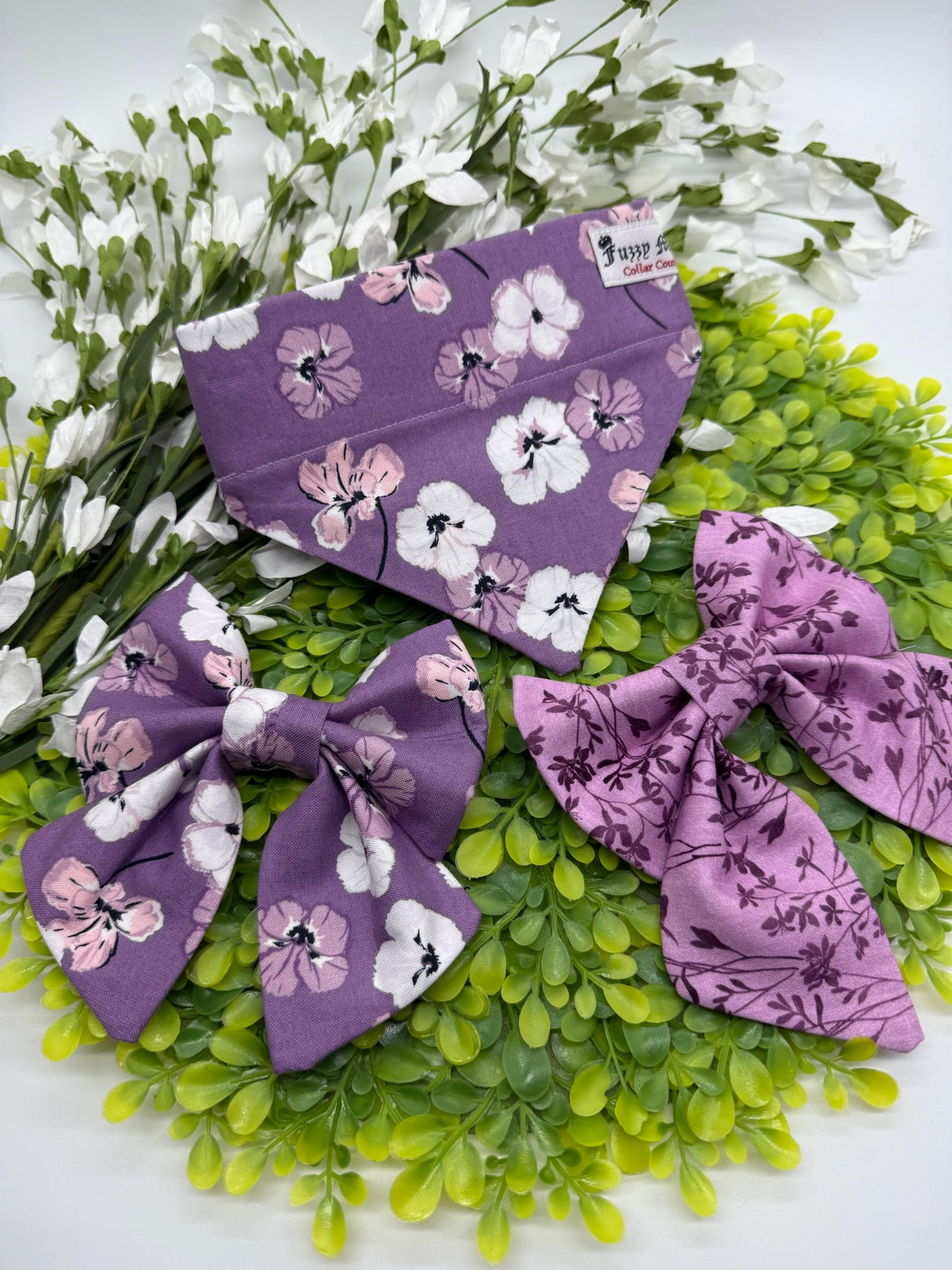 Lilac Slide-on Bow
