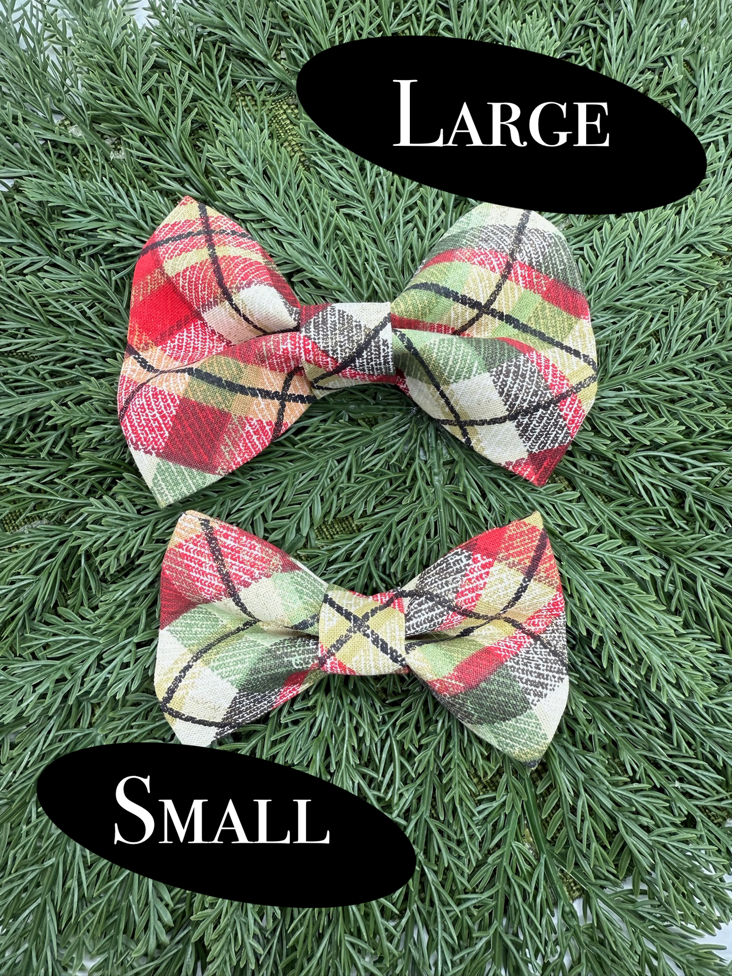 Red Velvet Slide-on Bow-tie