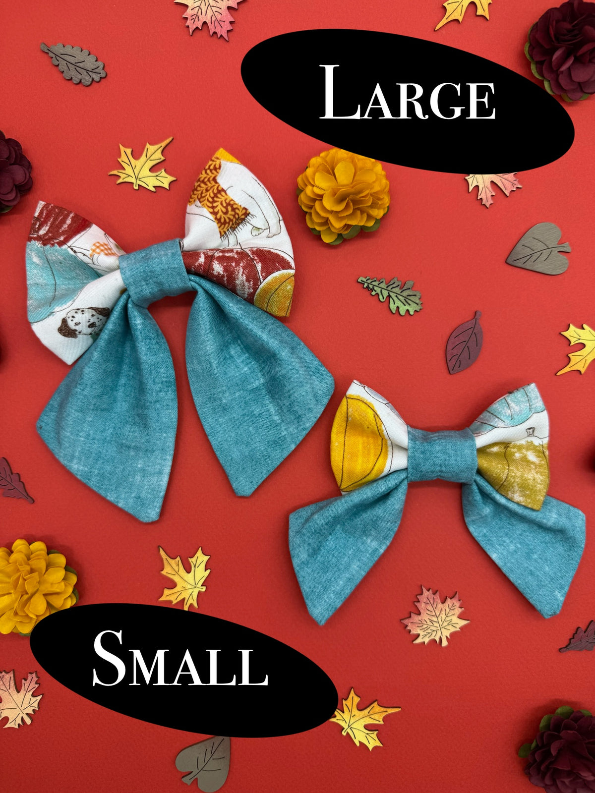 Berries & Leaves Slide-on Bow