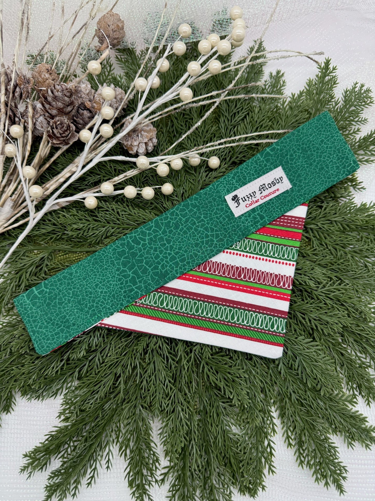 Santa’s Lil’ Helper Slide-on Bandana