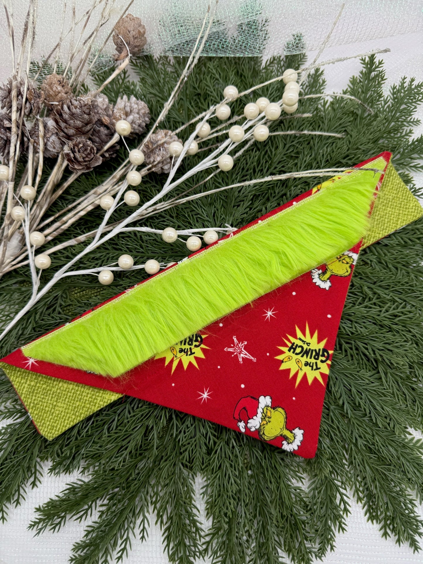 A Very Merry Grinchmas Slide-on Bandana
