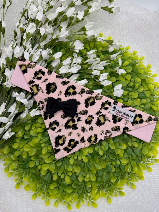 Pink Leopard Slide-on Bandana