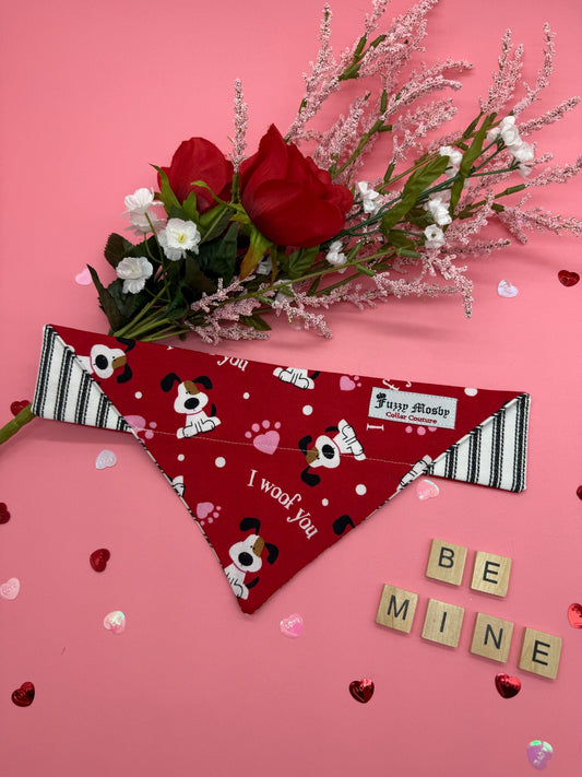 I Woof You Slide-on Bandana