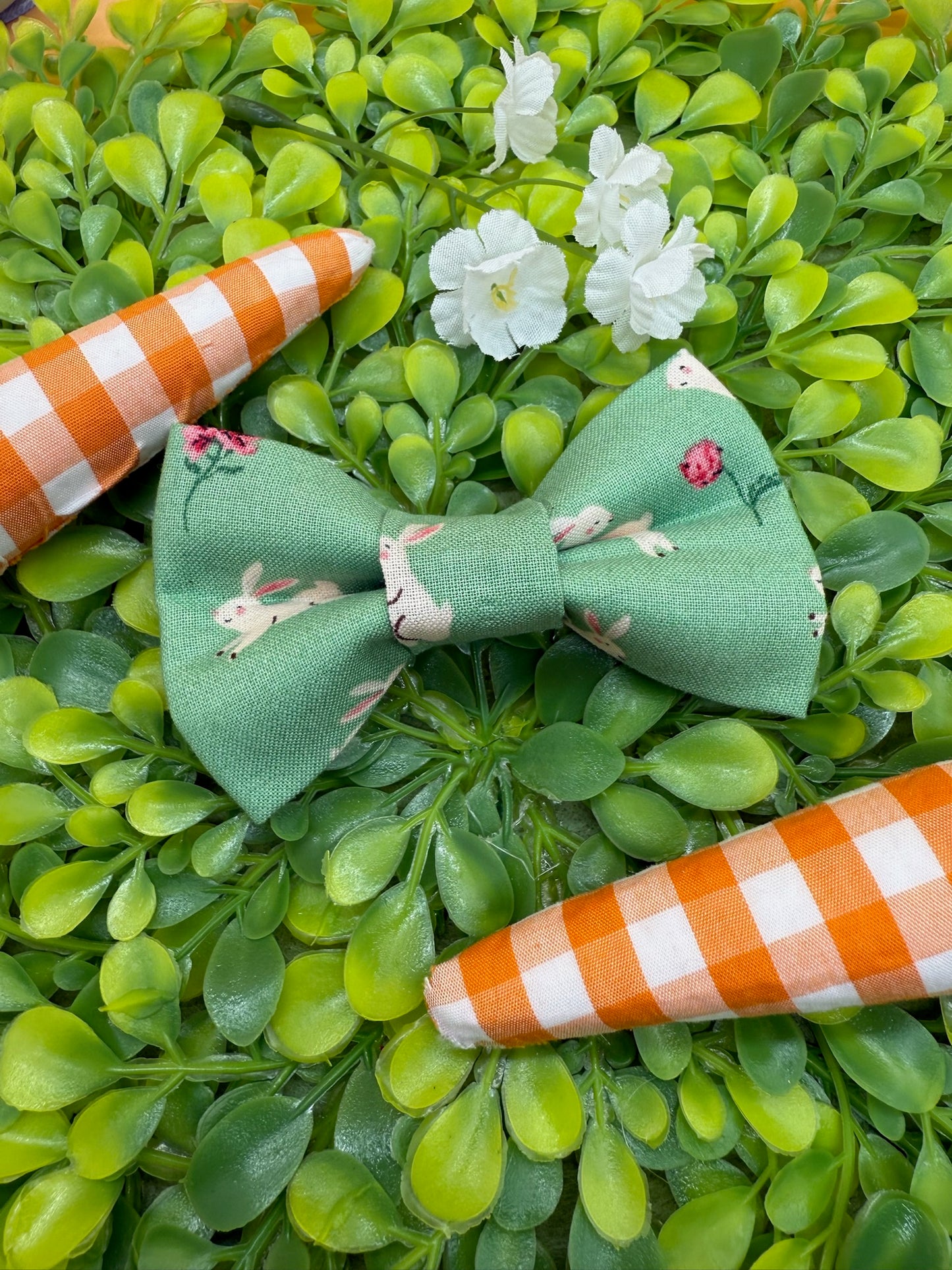 Baby Cottontail Slide-on Bow Tie