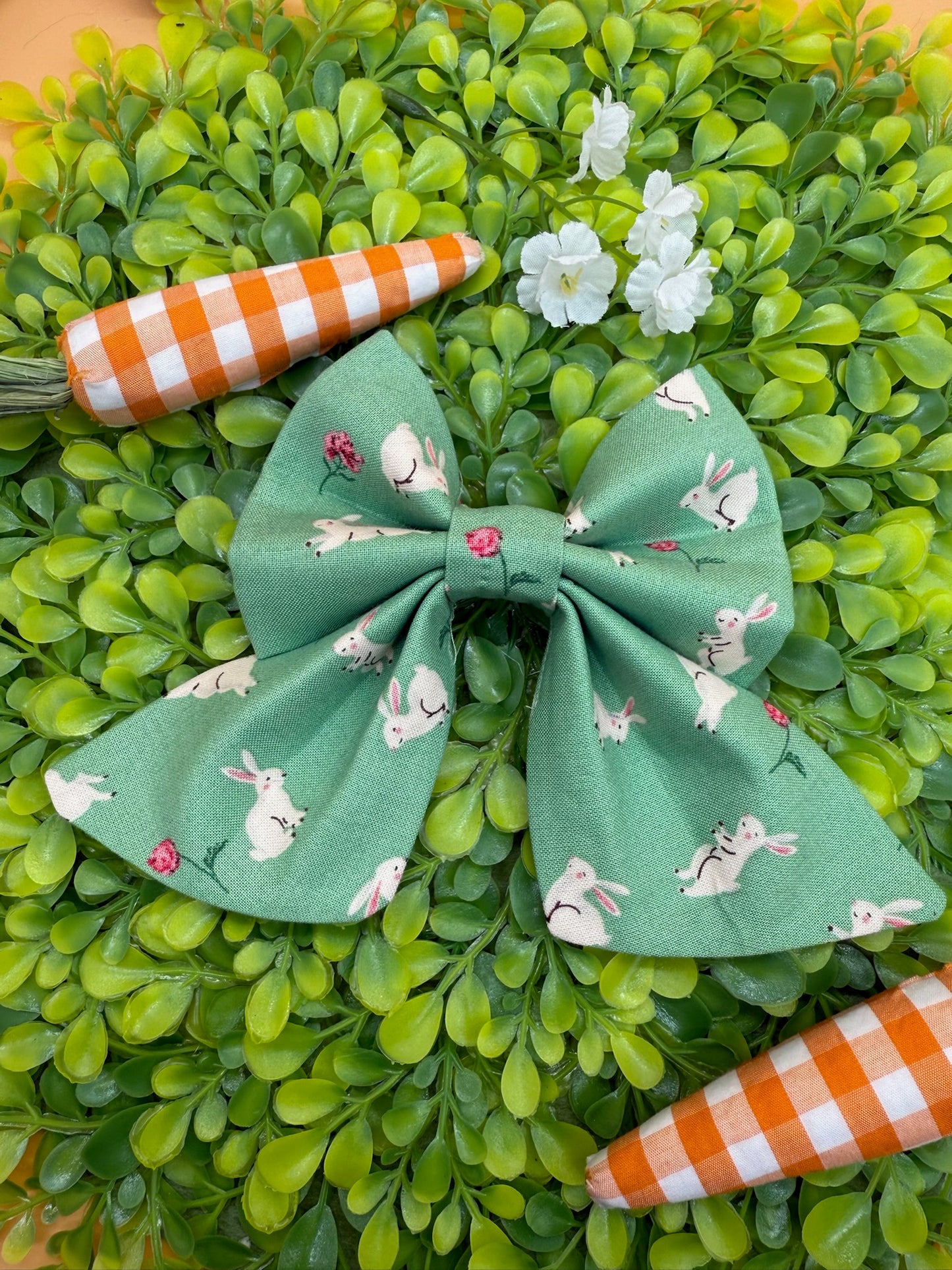 Baby Cottontail Slide-on Bow