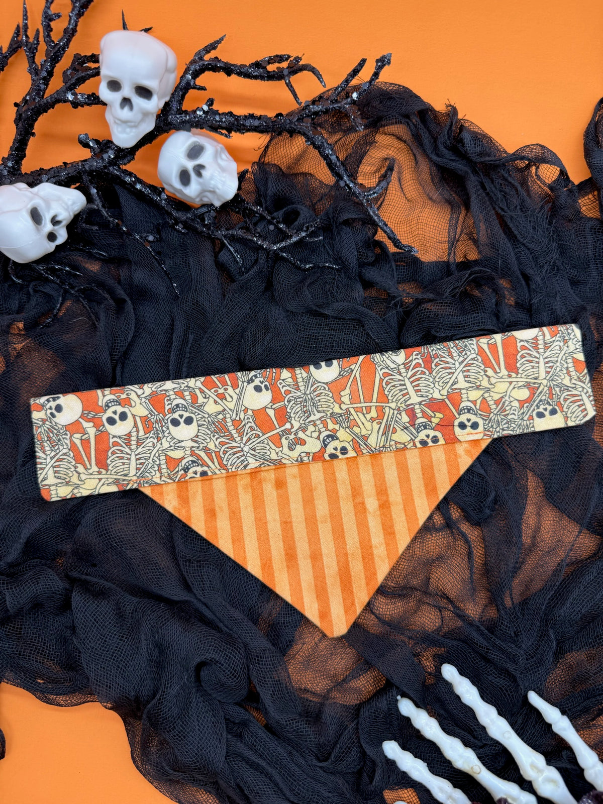 Spooky Scary Skeletons Slide-on Bandana