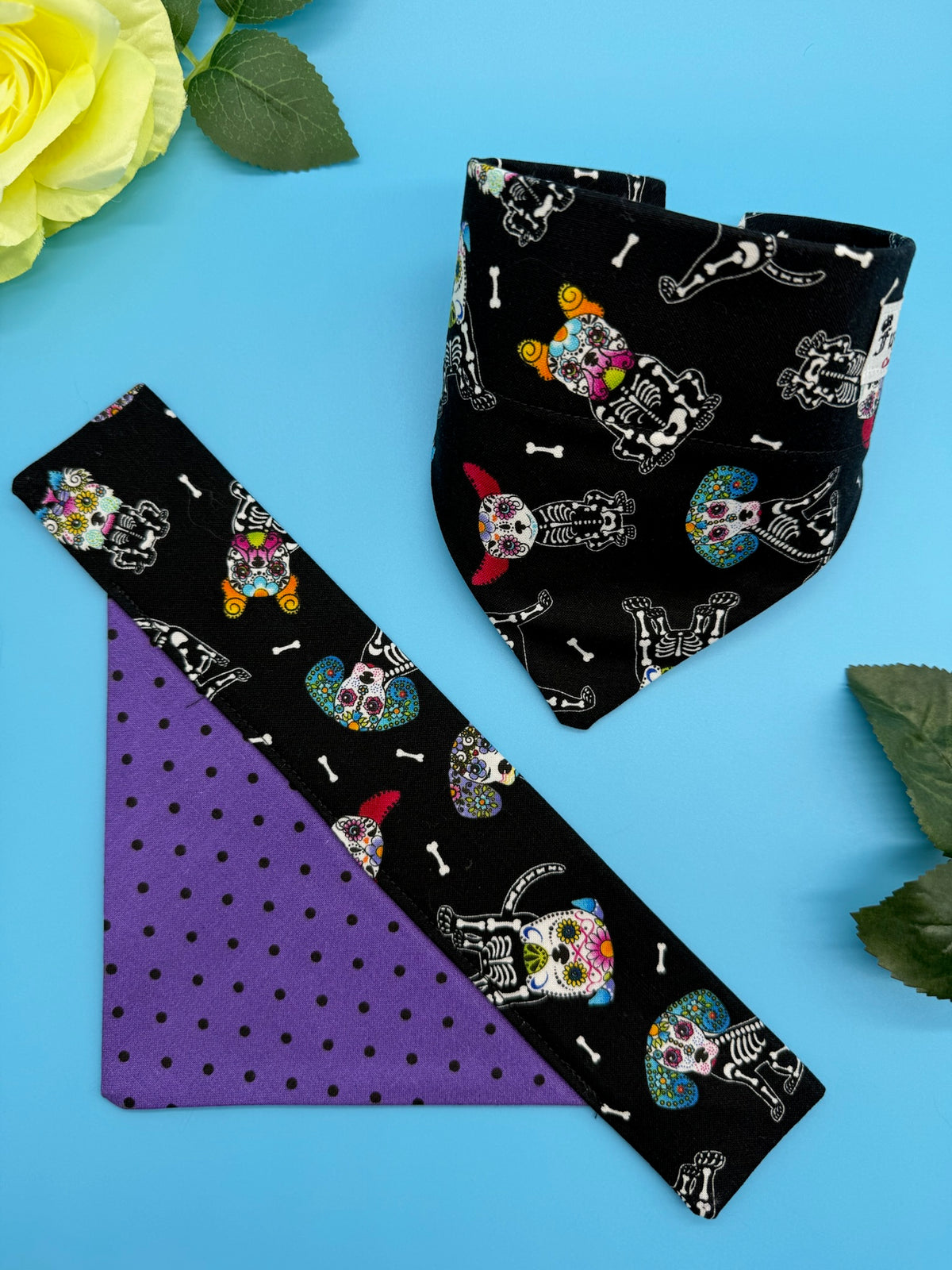 Dog Day of the Dead Slide-on Bandana