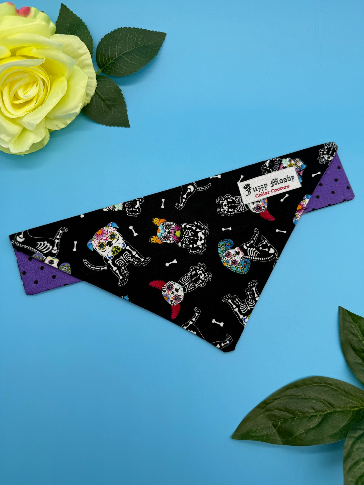 Dog Day of the Dead Slide-on Bandana