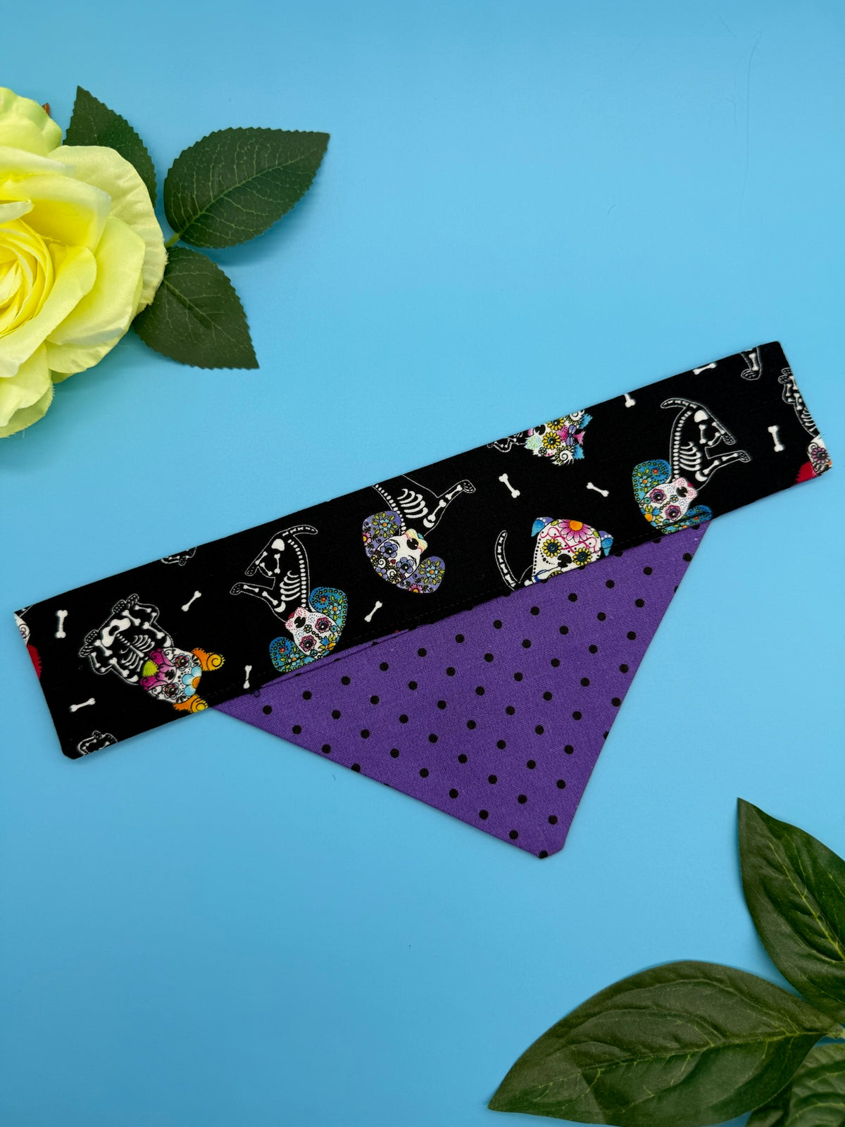 Dog Day of the Dead Slide-on Bandana