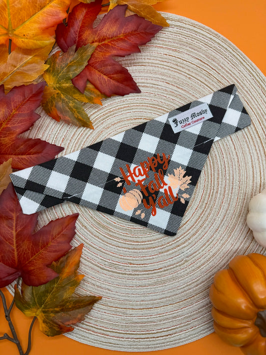 Happy Fall, Y’all Slide-on Bandana