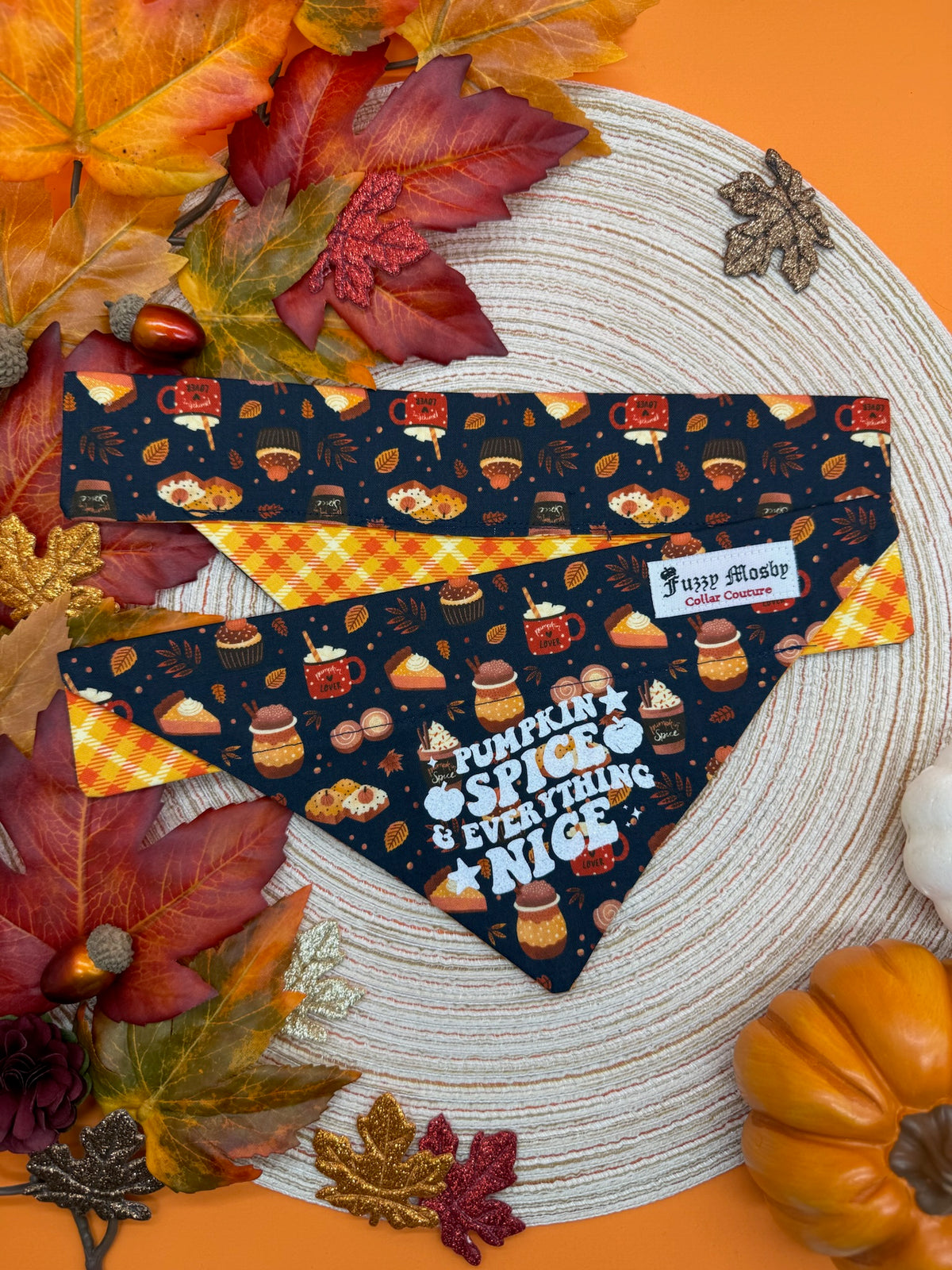 Pumpkin Spice & Everything Nice Slide-on Bandana