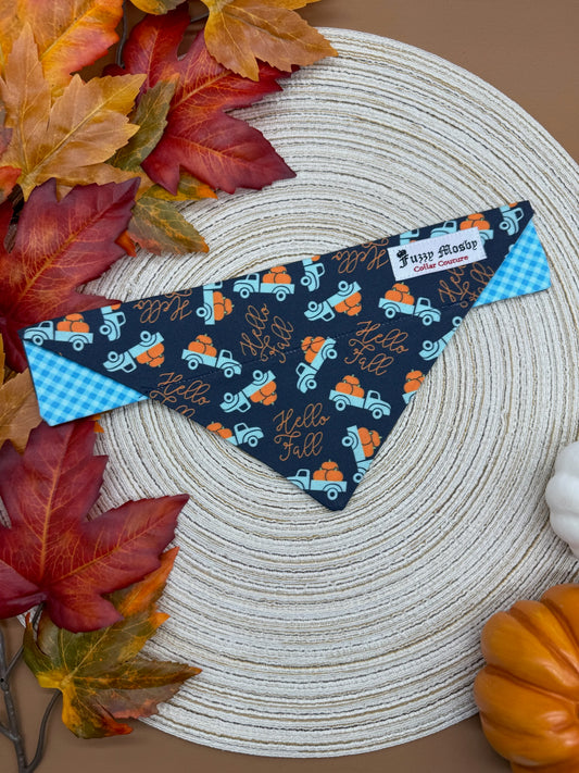 Hello Fall Slide-on Bandana