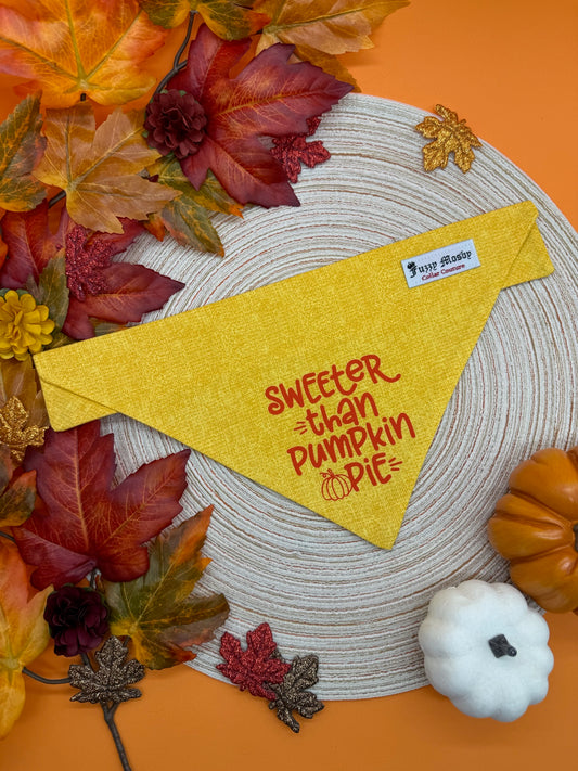 Sweeter Than Pumpkin Pie Slide-on Bandana