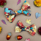 Autumn Leaves & Pumpkins Please Slide-on Bow-tie
