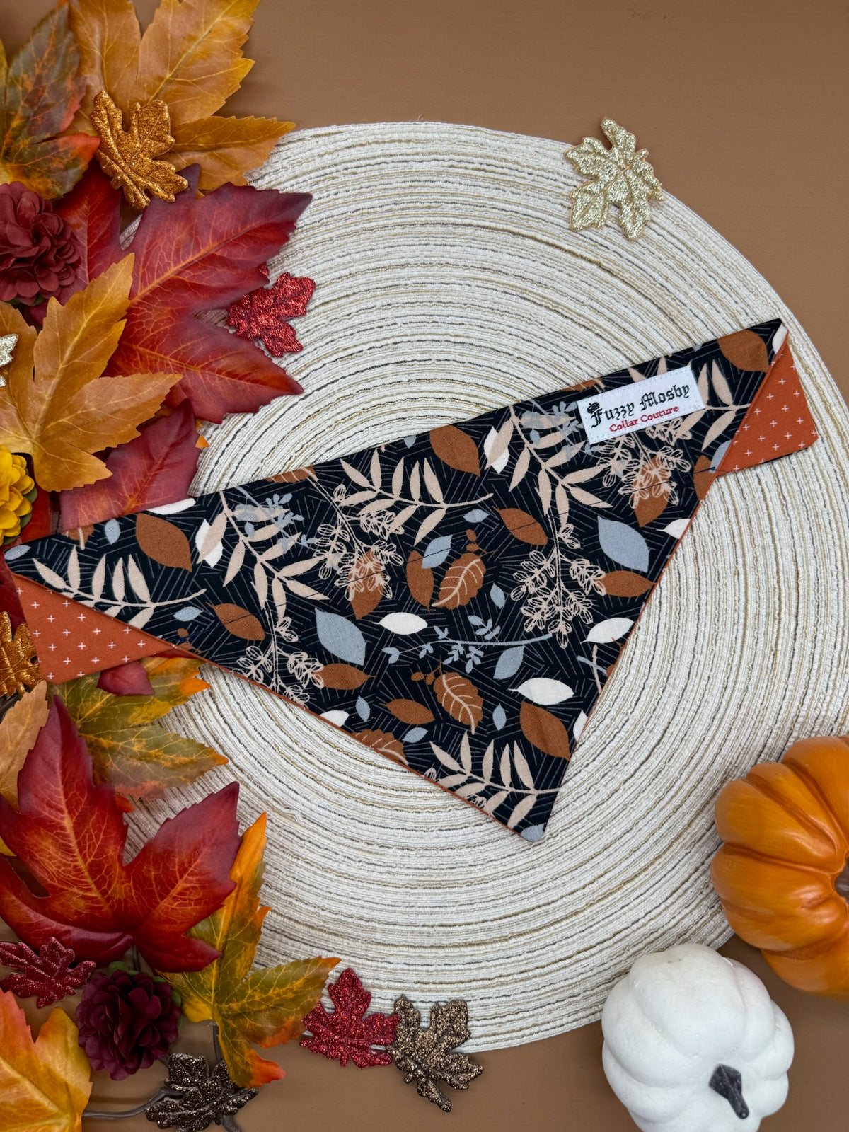Autumn Sprigs Slide-on Bandana