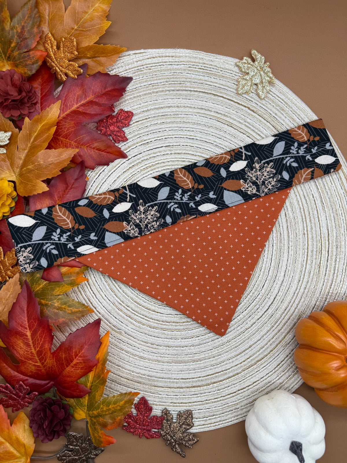 Autumn Sprigs Slide-on Bandana