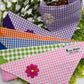 Blue Gingham Slide-on Bandana