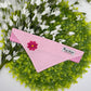 Pink Gingham Slide-on Bandana