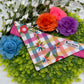 Floral Tartan Slide-on Bandana