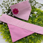 Pink Gingham Slide-on Bandana