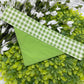 Green Gingham Slide-on Bandana