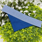 Blue Gingham Slide-on Bandana