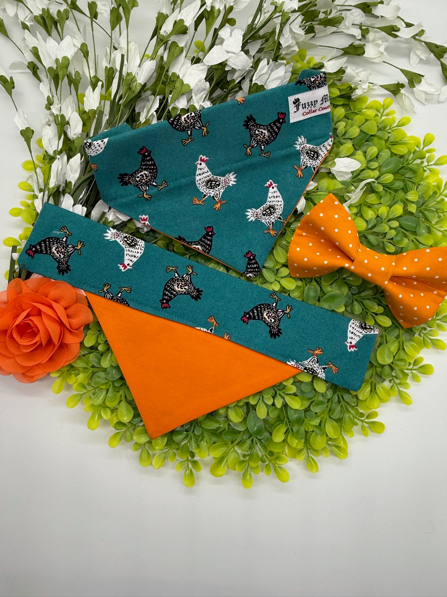Cock-a-doodle Slide-on Bandana