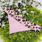 Pink Leopard Slide-on Bandana