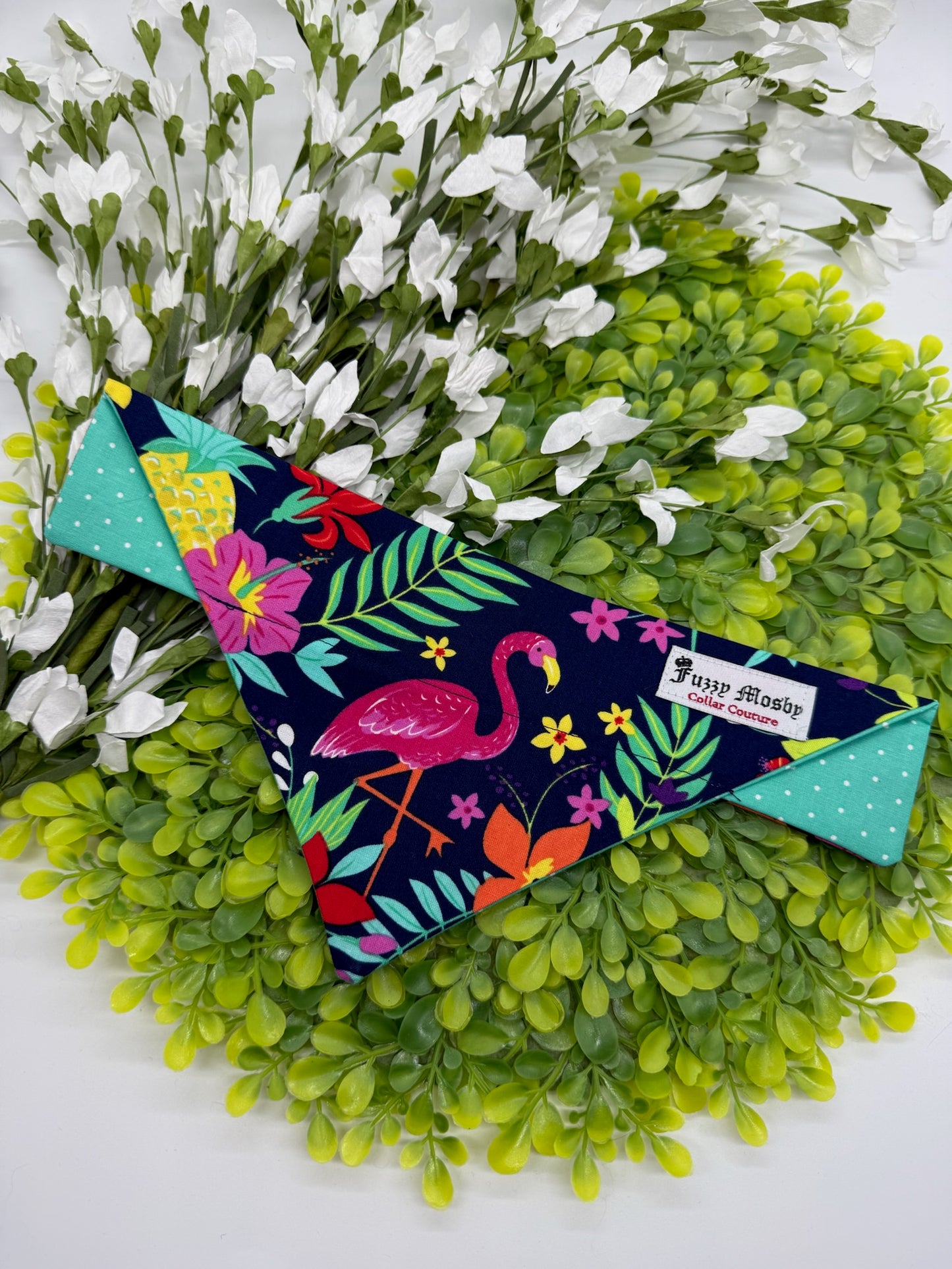 Tropical Island Paradise Slide-on Bandana