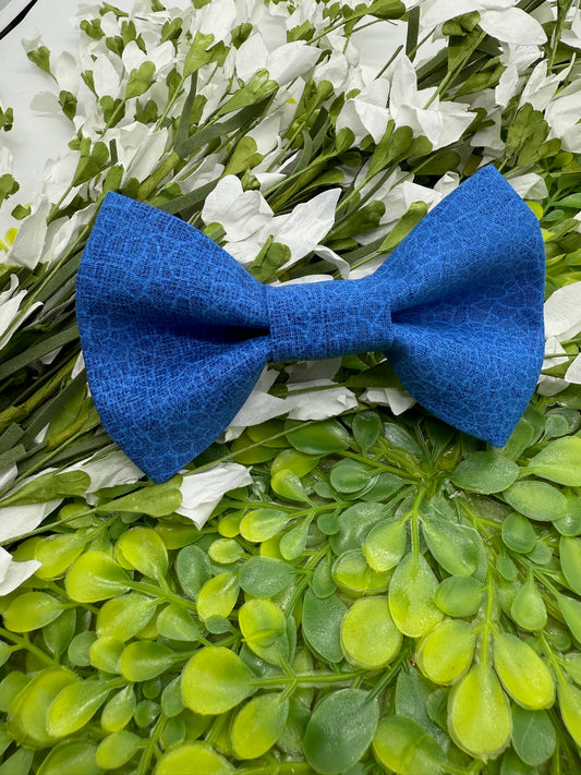 Ocean Blue Slide-on Bow-tie