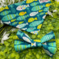 Tropical Fishies Slide-on Bow-tie