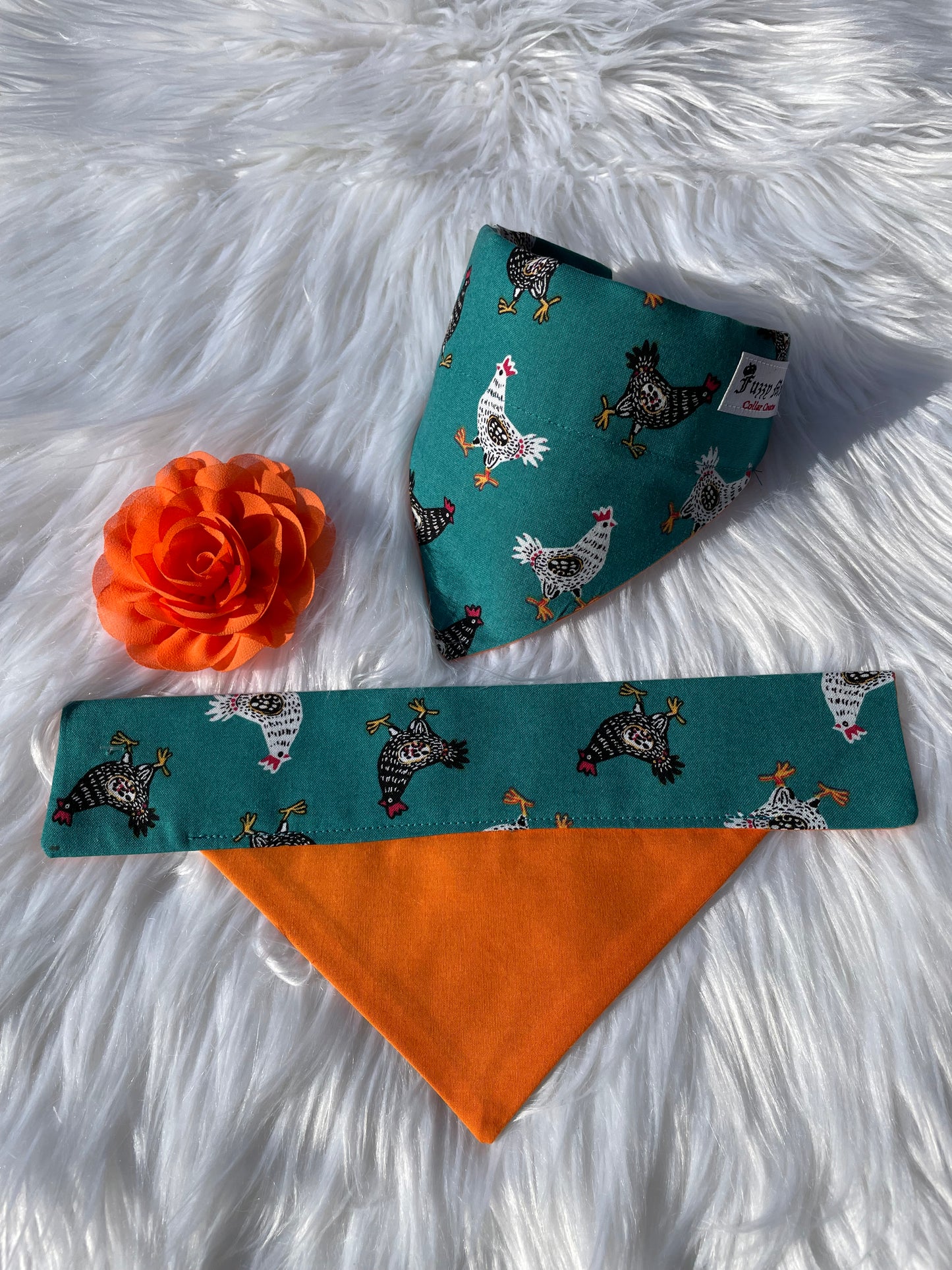 Cock-a-doodle Slide-on Bandana