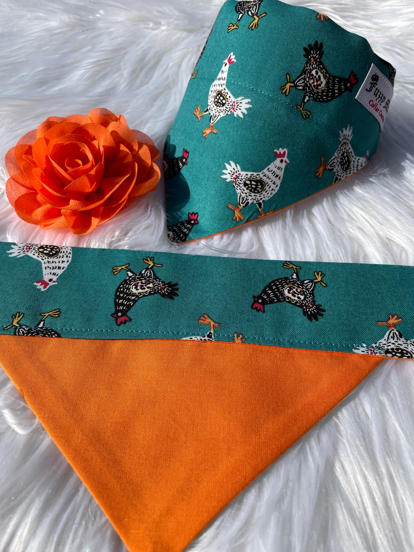 Cock-a-doodle Slide-on Bandana